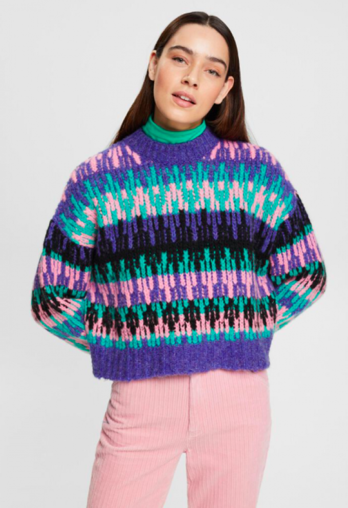 Le pull tricot 