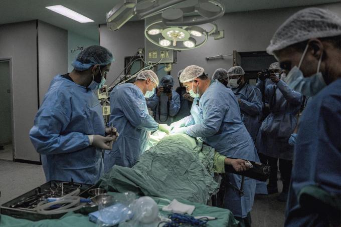 L’hôpital européen de Khan Younès a été cerné tout un temps par l’armée israélienne.