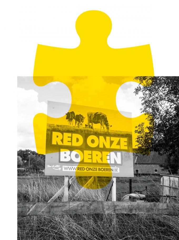 Avec la campagne «Red onze boeren», le Vlaams Belang s'est aligné sur la colère des entreprises agricoles.