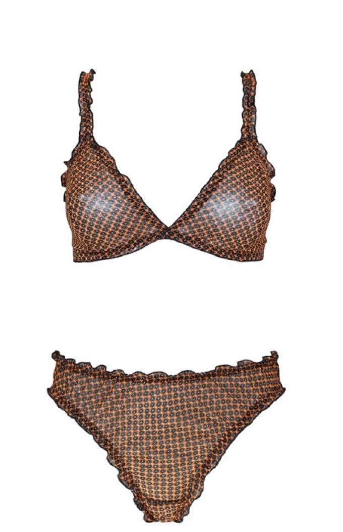 Lingerieset met ruches 