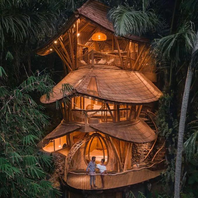 Eco Bamboo House in Abiansemal, Indonesië