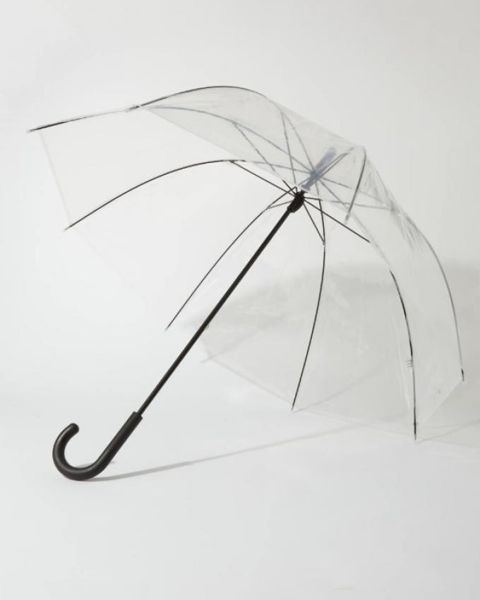 Un parapluie transparent