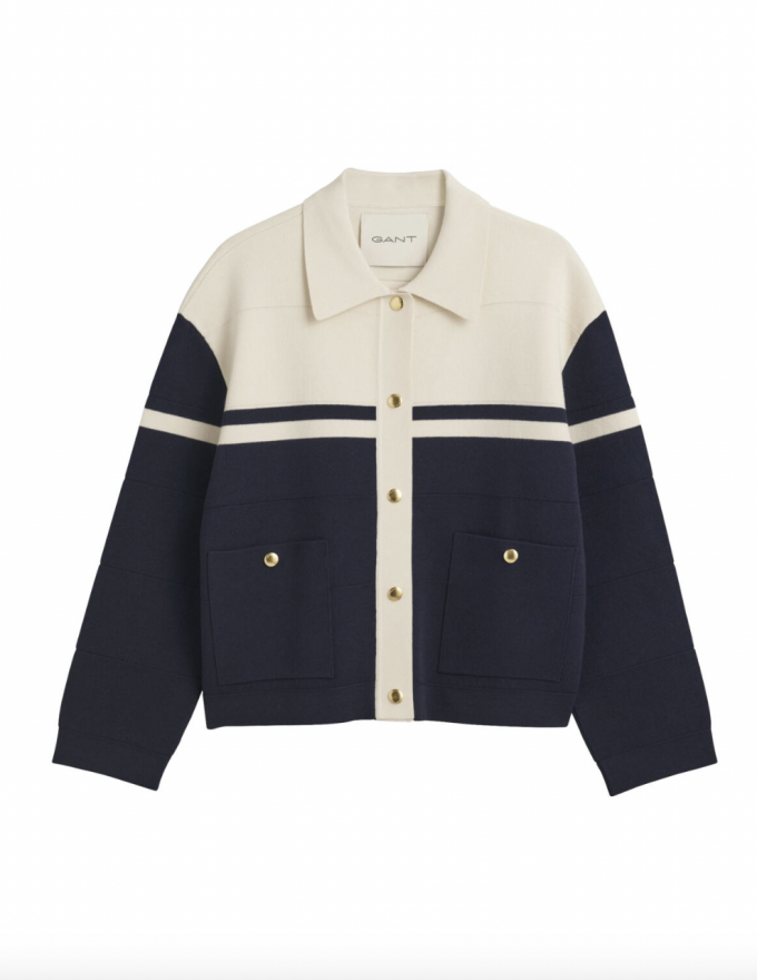 Cardigan à col polo