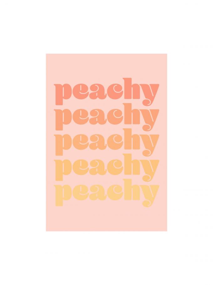 Poster « Peachy »