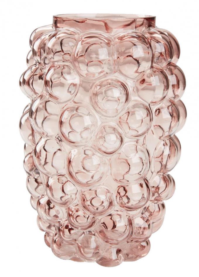 Vase bubble rose « Casper »