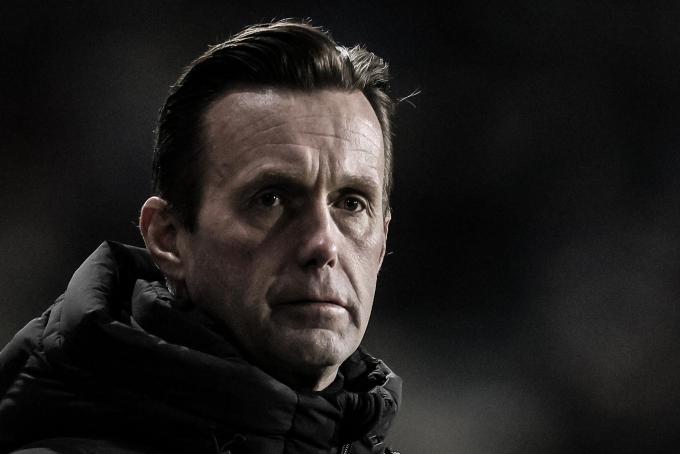 Club Brugge-trainer Ronny Deila was teleurgesteld na de uitschakeling.