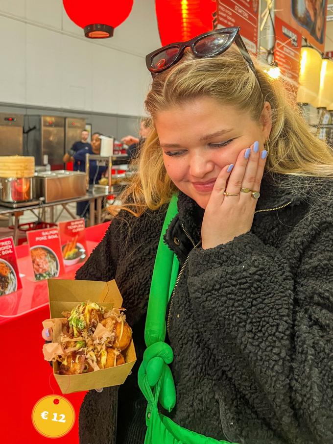 Takoyaki met inktvis van Roru