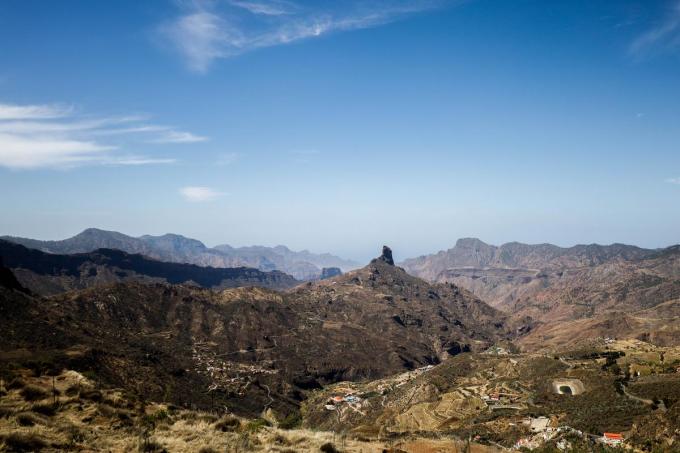 Het hart van Gran Canaria is redelijk dor, en kent verschillende mooie puisten. (foto tvdb)