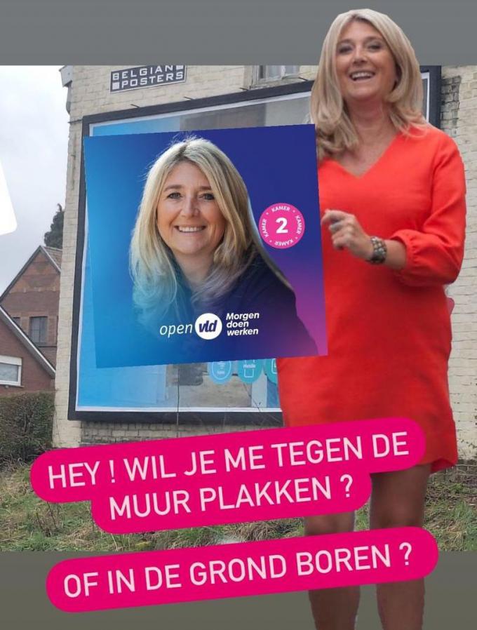 Mercedes Van Volcem pakt uit met aparte foto.