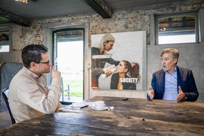 “Ik zie de toekomst voor België niet positief in. Tenzij er eindelijk iets verandert”, zegt Sabbe.