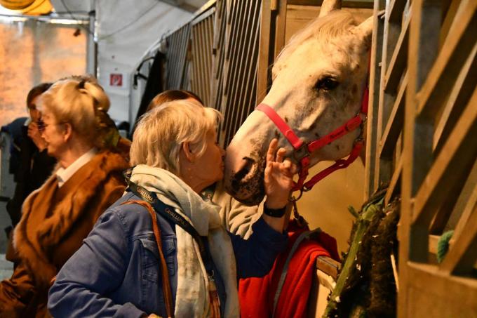 Danni Heylen gaf één van de paarden een Kampioenen-kus.