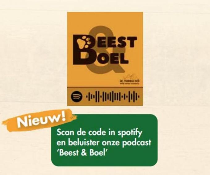 De podcast ‘Beest & Boel’ kan je beluisteren op Spotify.