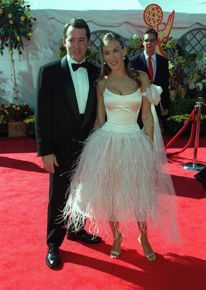 Met echtgenoot Matthew Broderick, Emmy Awards, 2000