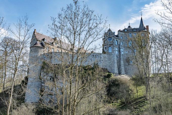 Le château de Mielmont, vu de la route.
