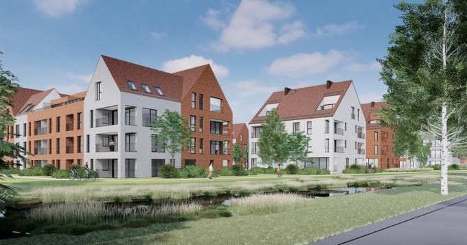 Er zou een nieuwbouwproject komen met 117 appartementen.