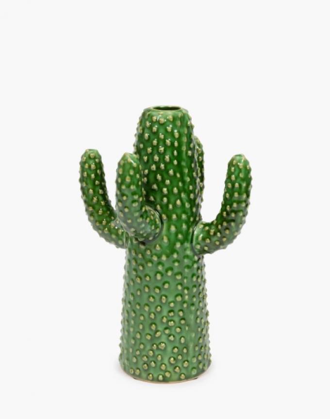Vaas in de vorm van een cactus