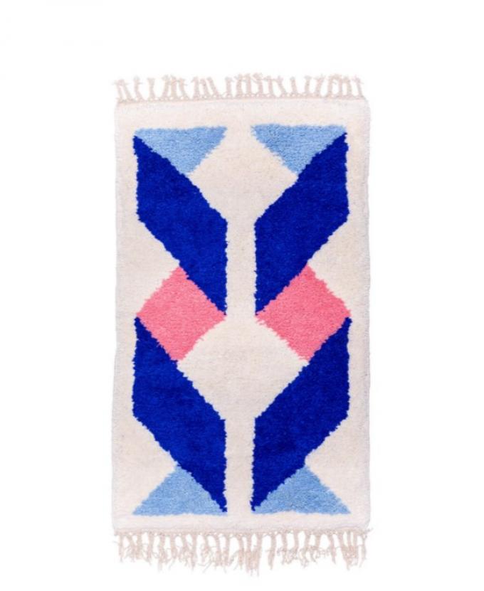 Handgeweven Aztec-tapijt van schapenwol