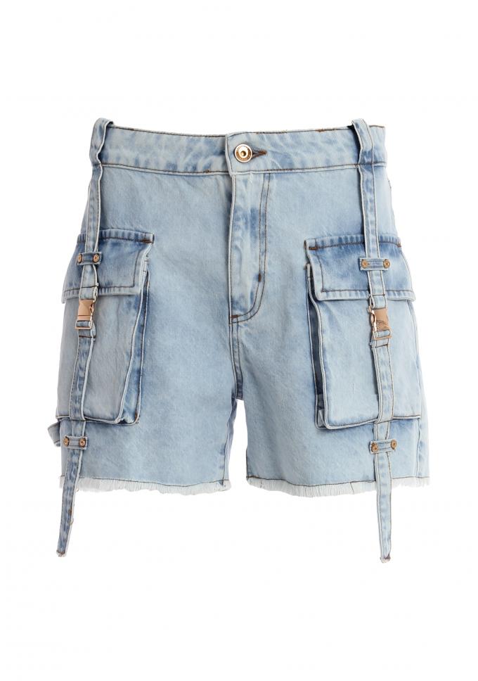 Denim cargoshort