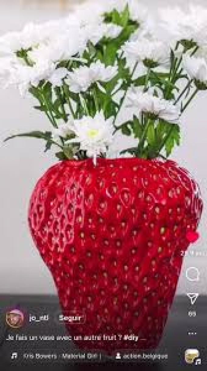 Vase fraise