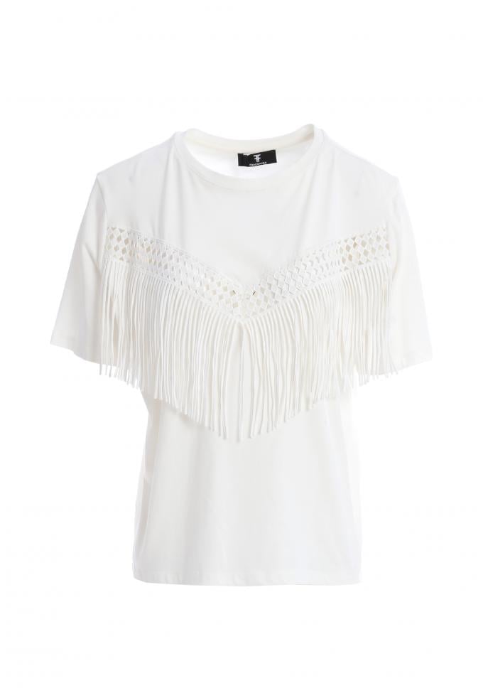 T-shirt avec franges 