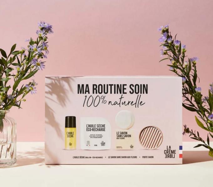 Coffret routine de soin aux fleurs