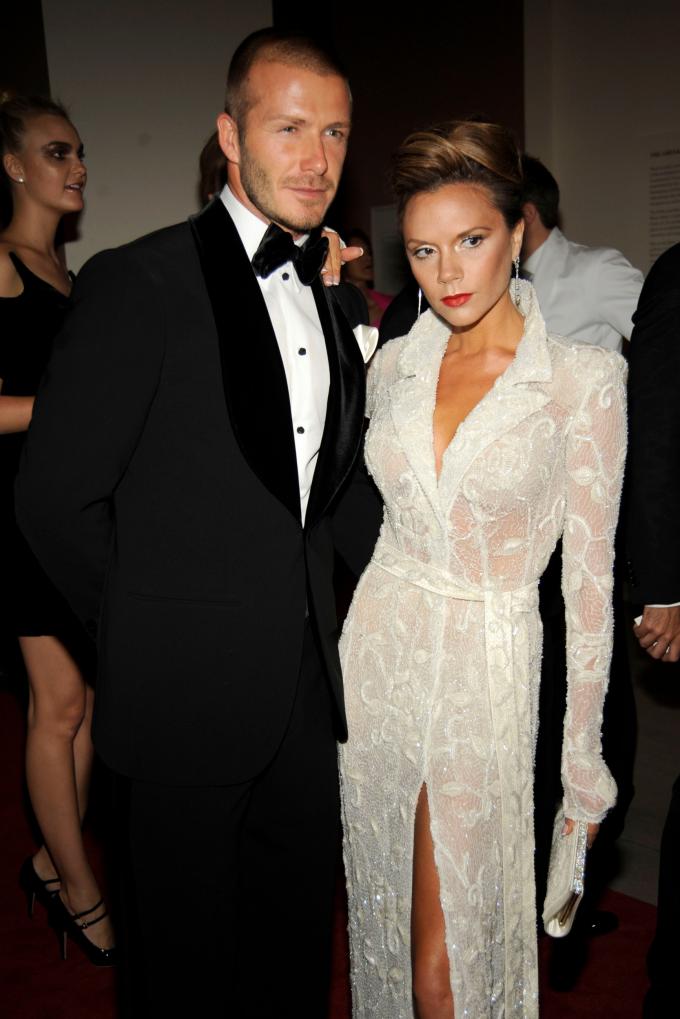 David Beckham en Victoria Beckham, 2008 (‘Superheroes: Fashion and Fantasy’)