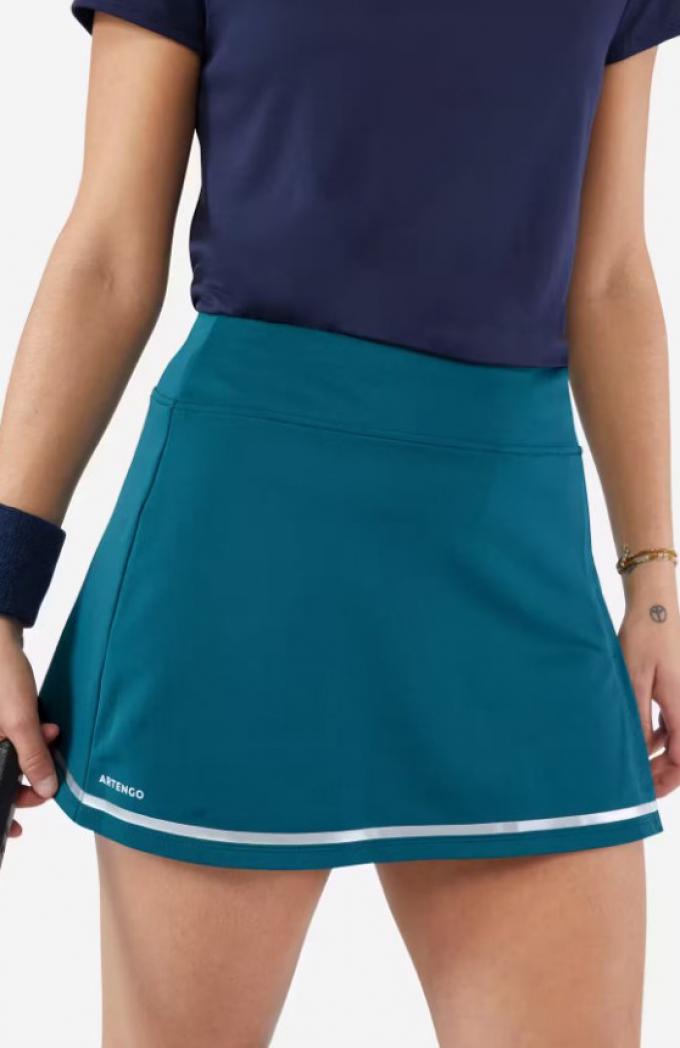 Diepturquoise tennisrokje