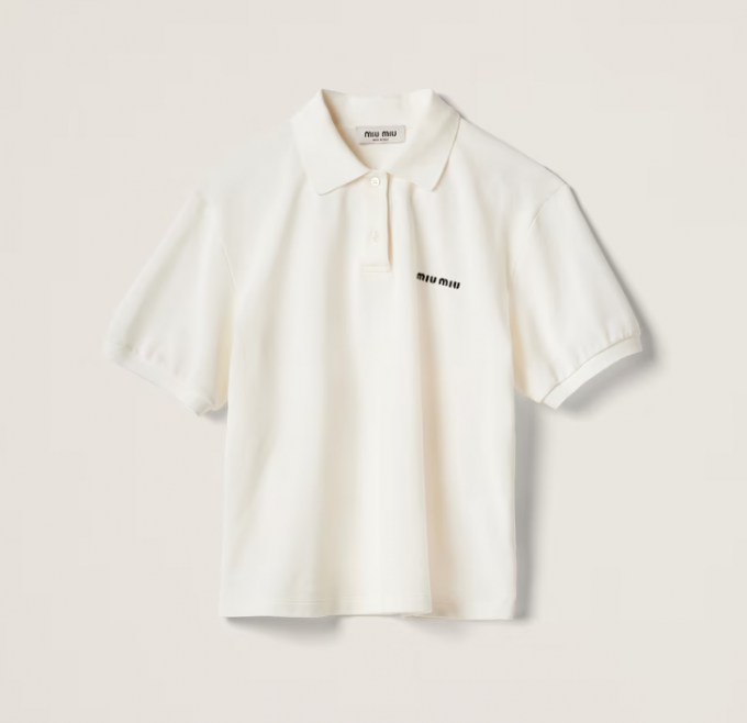 Witte polo