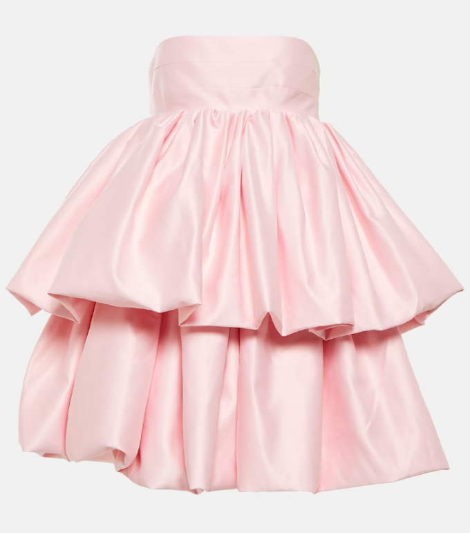 Lichtroze mini-jurk