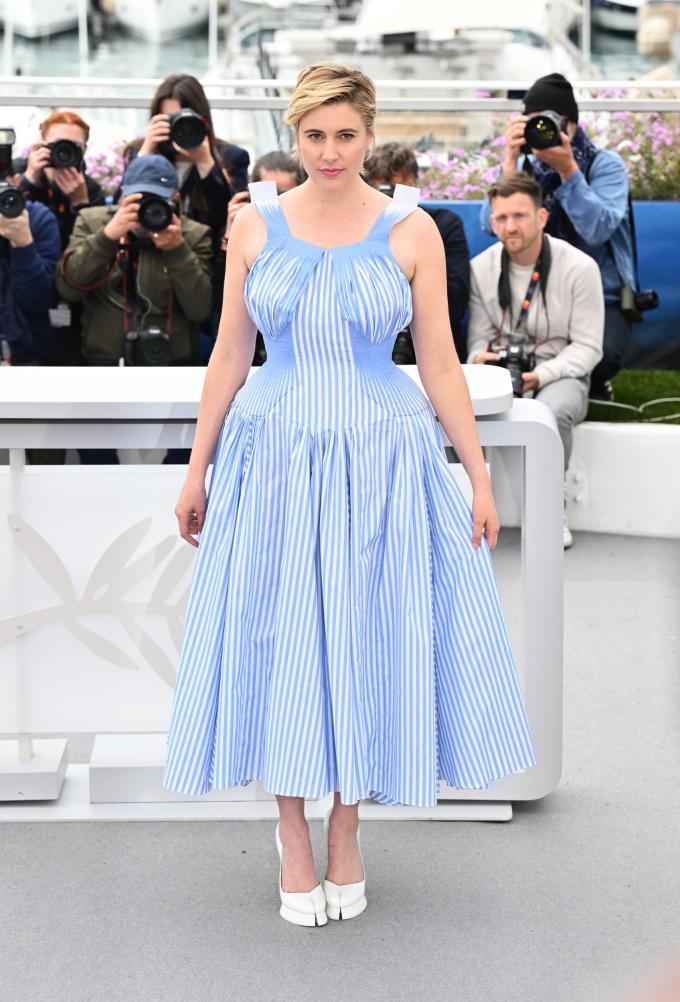 Greta Gerwig in Maison Margiela