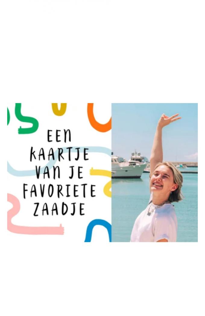 Je favoriete zaadje (incl. gepersonaliseerde foto)