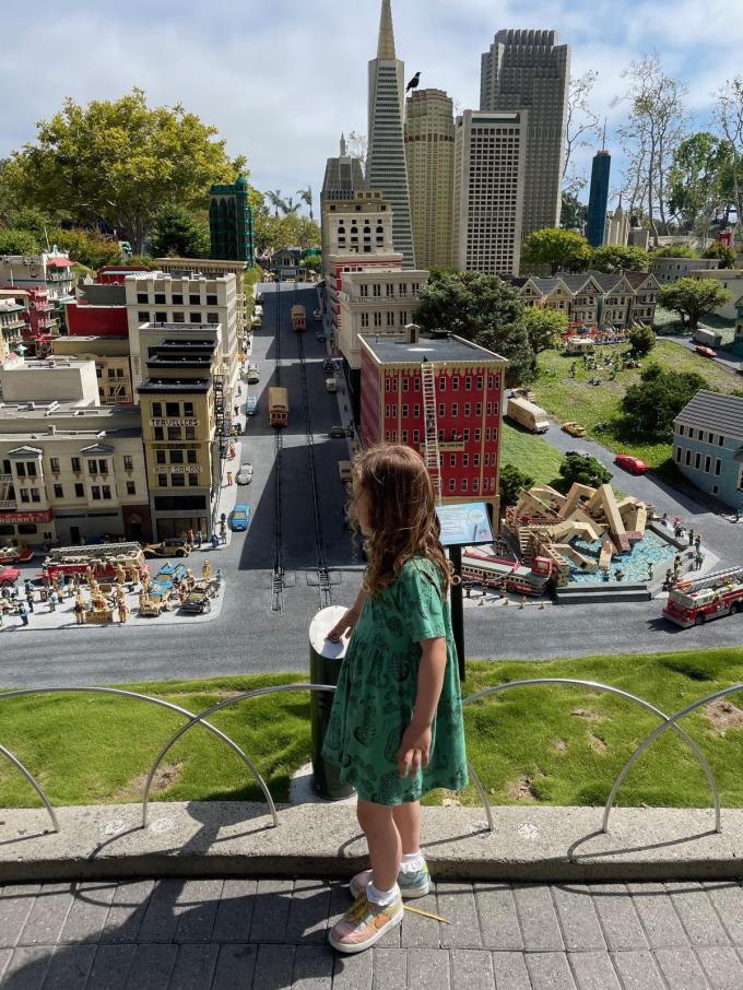 In Miniland in Legoland kan je alle iconische Amerikaanse in het klein ontdekken, gemaakt van Legoblokjes. (foto LH)