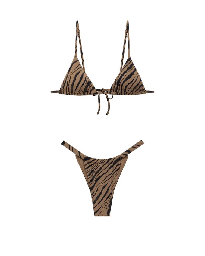 Bikini met tijgerprint 