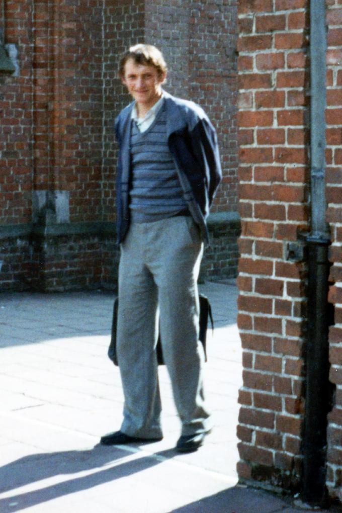 Johan Sabbe in september 1983, de beginjaren van zijn onderwijsloopbaan. (JS)