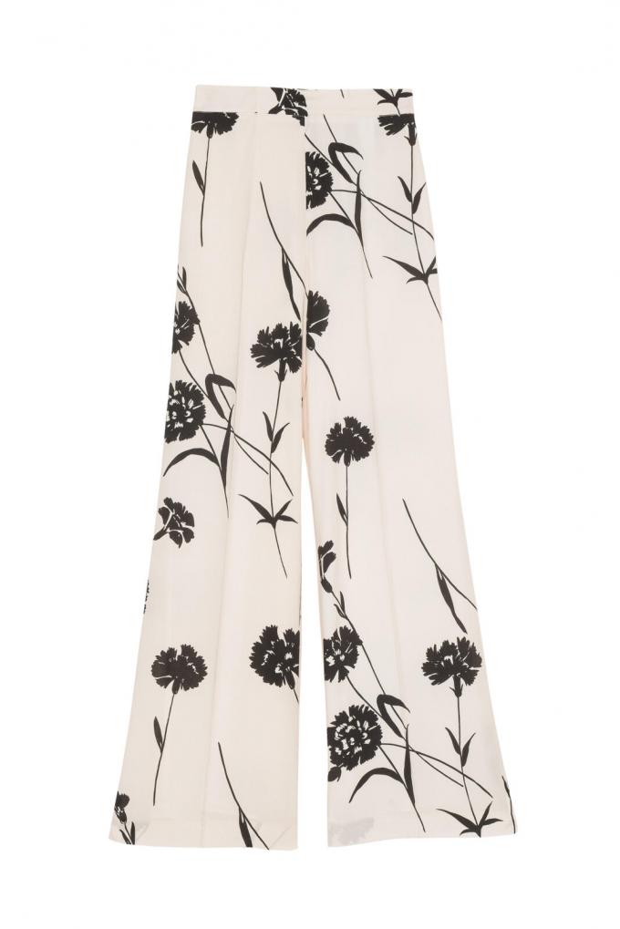 Pantalon met bloemen