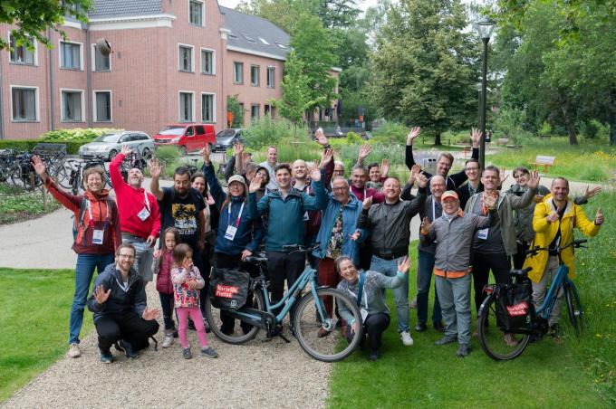 De delegatie internationale deelnemers maakte kennis met het Groeningepark