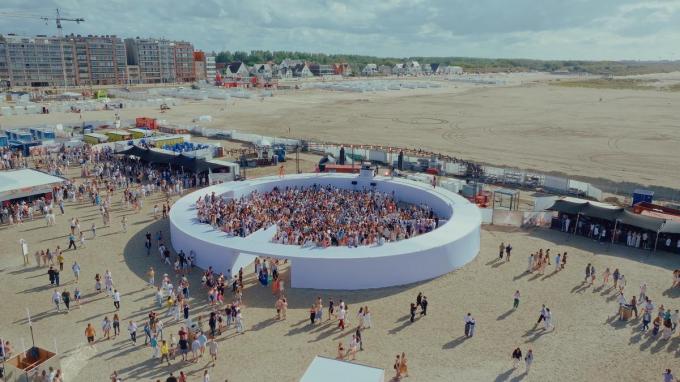 Een zicht op de vorige editie van het Zeebrugs strandfestival. (foto WECANDANCE)