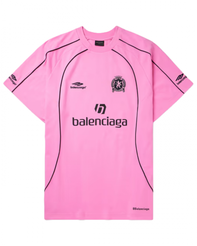 Roze voetbalshirt 