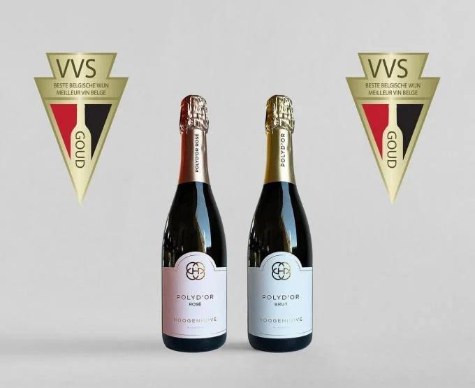 Polyd'or Brut en Polyd'or Rosé wonnen eerder allebei een gouden medaille op de ‘Beste Belgische Wijn’ wedstrijd.