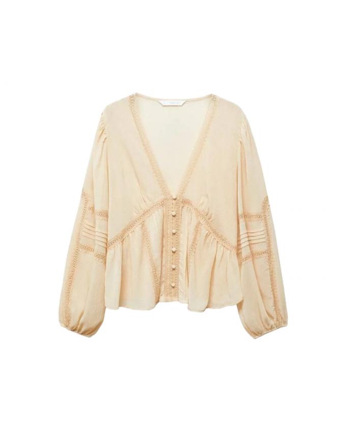 Boho blouse met knoopjes