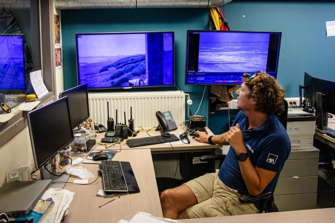 Tom Cocle: “We gebruiken de drone ook voor zoekopdrachten, op vraag van andere diensten.” (foto Davy Coghe)