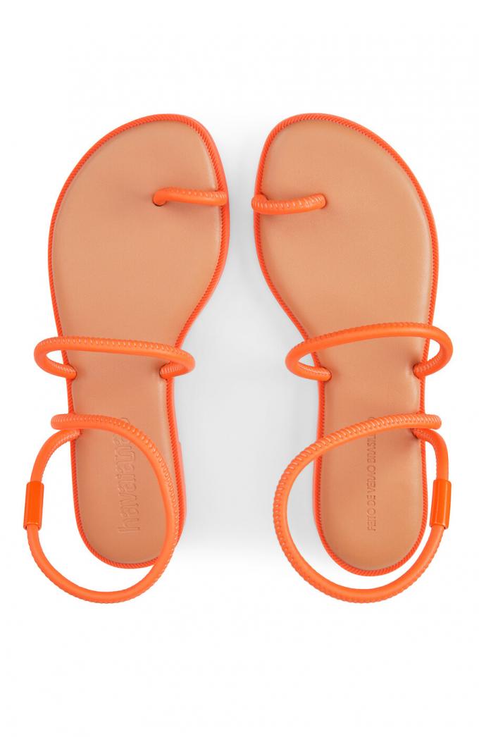 Oranje sandalen 