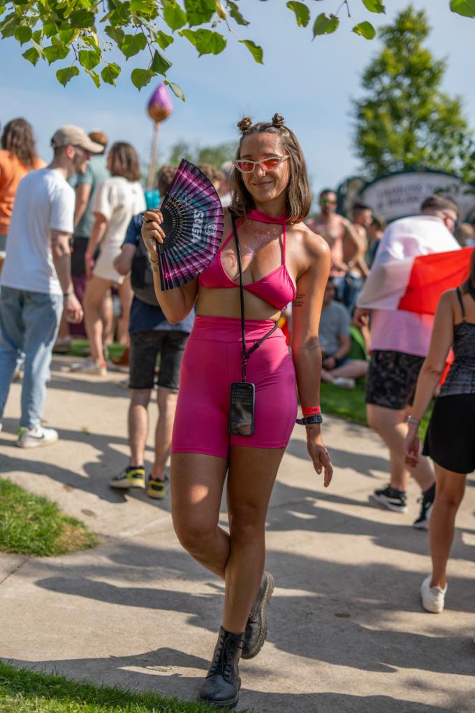 Le cycliste et haut de maillot assortis