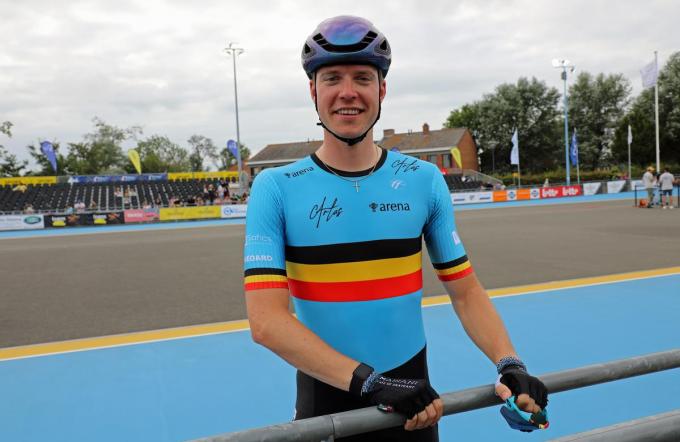 Indra Médard (ZRC) bezorgde ons land op de piste een zilveren medaille. (foto ACR)