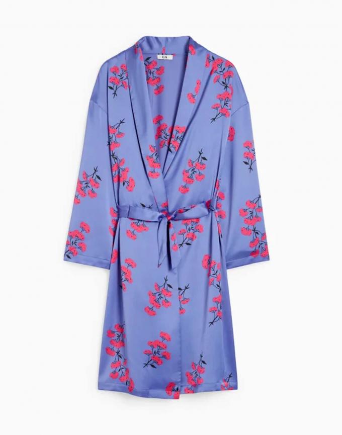 Satijnen kimono