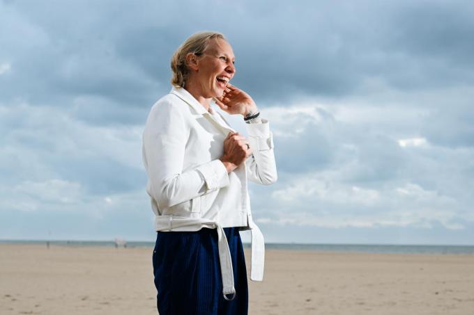 Ann Wauters: ““Ik kan wel even aan het strand liggen maar dat mag toch niet te lang duren, ik wil ook in onze gezinsvakanties vooral samen dingen doén.”