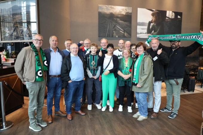 Deze groep koppelde de match aan een bezoek aan Glasgow.