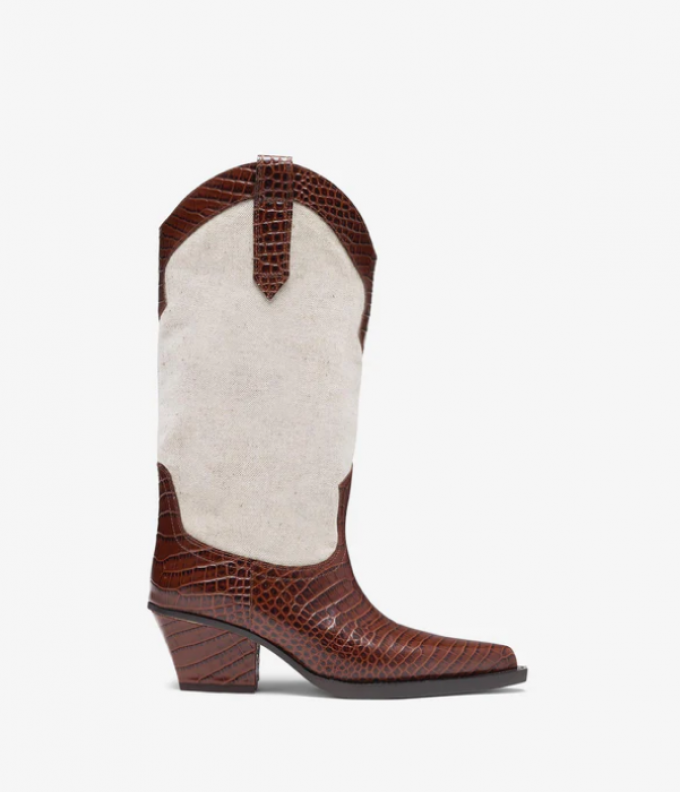 Leren cowboyboots