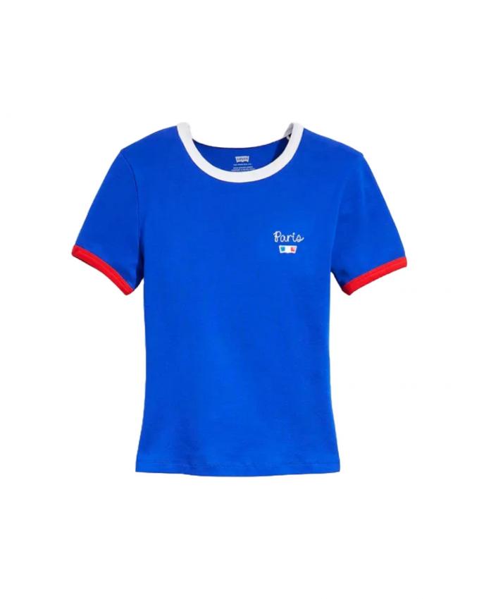 T-shirt met Franse vlag 