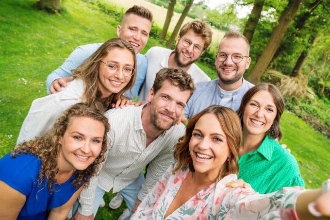 De acht kandidaten voor het nieuwe seizoen van ‘Blind Getrouwd’.